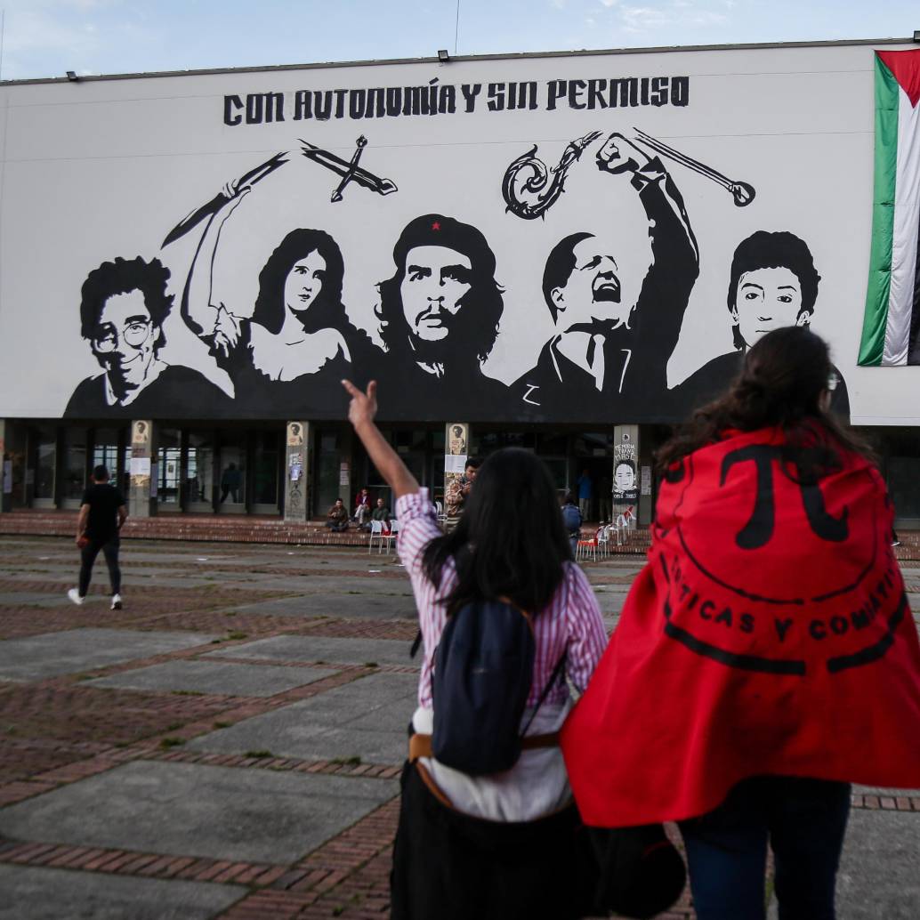 Las amenzas se atribuyen a los controles de seguridad que se han establecido para identificar puntos de venta de droga dentro de la universidad. Foto Colprensa. 