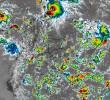 La tormenta tropical Melissa genera lluvias, inundaciones y evacuaciones en municipios del norte de Colombia, especialmente en La Guajira. FOTO: IDEAM.