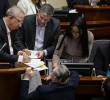 En la plenaria del Senado de la República, se aprobó en debate final la reforma laboral. FOTO: Colprensa.