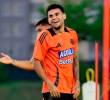 Luis Díaz quien estará ausente ante Perú por acumulación de amarillas, fue uno de los que más disfrutó con el banderazo de los hinchas en Barranquilla. FOTO FCF