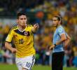 James Rodríguez anotó, en el estadio Maracaná de Río de Janeiro, el mejor gol del Mundial Brasil 2014. En la imagen lo festeja. Foto: Juan Antonio Sánchez