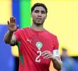 Achraf Hakimi, defensa del París Saint-Germain y de la selección de Marruecos, durante una rueda de prensa en el Mundial de Estados Unidos. El futbolista será juzgado en Francia por una denuncia de presunta violación presentada en 2023. FOTO: AFP.
