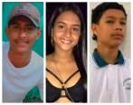 Las víctimas de este accidente, de izq. a der.: Germán Andrés Gamarra, de 19 años; Alba Maryi Betancur, de 15; Esneider Valencia Quiroz, 14. FOTOS: CORTESÍA