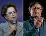 La expresidenta de Brasil, Dilma Rousseff, anunció su apoyo al precandidato presidencial Gustavo Petro. FOTO COLPRENSA