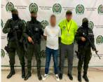 El hombre fue señalado por las autoridades de ser el dinamizador de una estructura de crimen, homicidios, extorsión y tráfico de drogas en Córdoba y el Urabá antioqueño. FOTO: CORTESÍA POLICÍA 