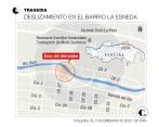 Los mismos vecinos del barrio La Esneda participaron en las labores de rescate después del deslizamiento. También prestaron sus casas para darles posada a los damnificados. FOTO cortesía