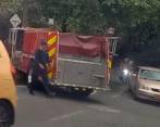 El incidente no dejó personas heridas. FOTO: Cortesía Denuncias Antioquia