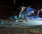 El accidente ocurrió el pasado miércoles. El vehículo se dirigía a la frontera entre Panamá y Costa Rica. FOTO: EFE