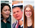 Las congresistas de la Alianza Verde mostraron su descontento por el “recordatorio” de Roy Barreras. FOTO COLPRENSA, EFE Y CORTESÍA