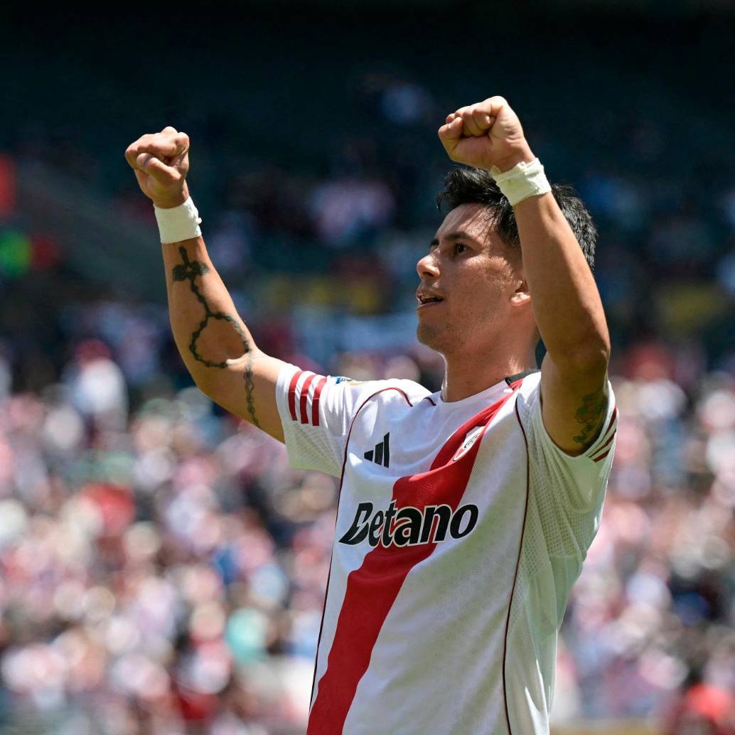 Maximiliano Meza, autor del tercer y último gol de River frente al Urawa japonés. FOTO: AFP