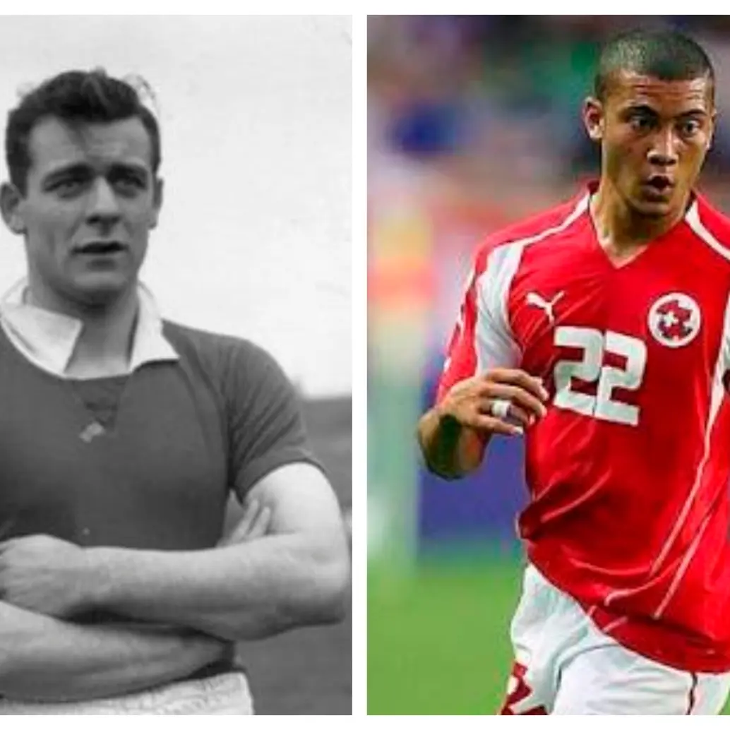 Alessandro Frigerio y Johan Vonlanthen, los dos colombianos que jugaron para la selección de Suiza. FOTOS ARCHIVO GETTY