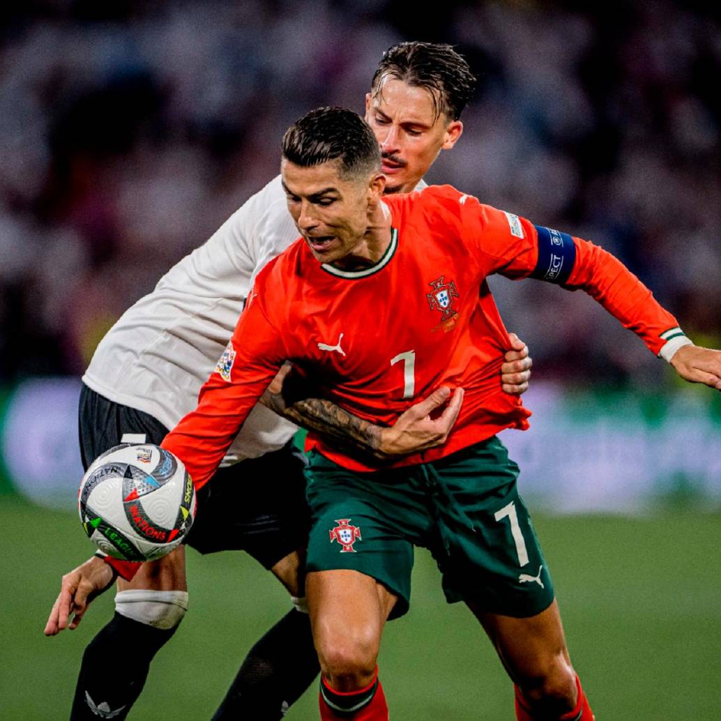 Ronaldo marcó el gol de la victoria de Portugal 1-2 sobre Alemania en semifinales de Liga de Naciones. FOTO: GETTY