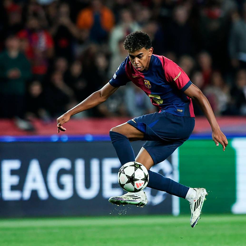El futbolista Lamine Yamal juega para el Barcelona y la Selección de España. El 13 de julio cumplirá 18 años. FOTO: GETTY