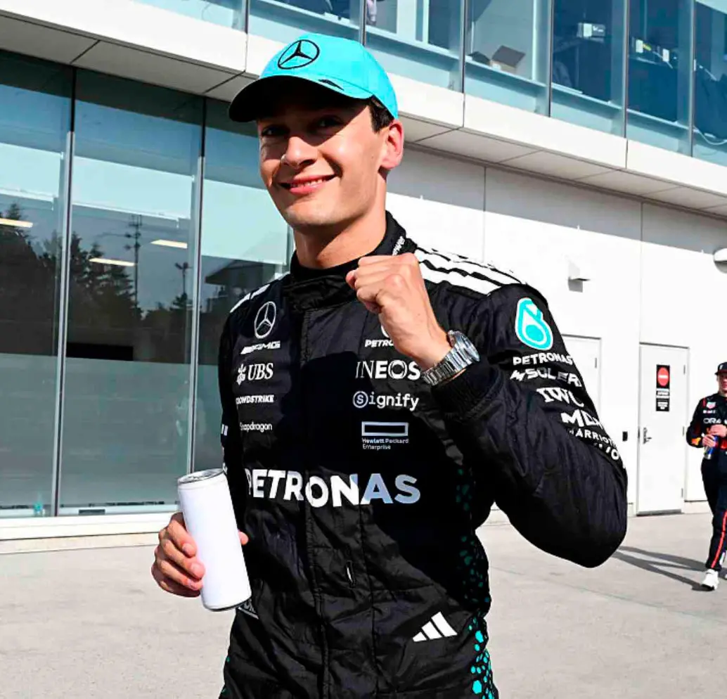 El piloto británico George Russell de Mercedes logró la <i>pole position </i>del Gran Premio de Fórmula 1 de Canadá.<b> </b> FOTO GETTY