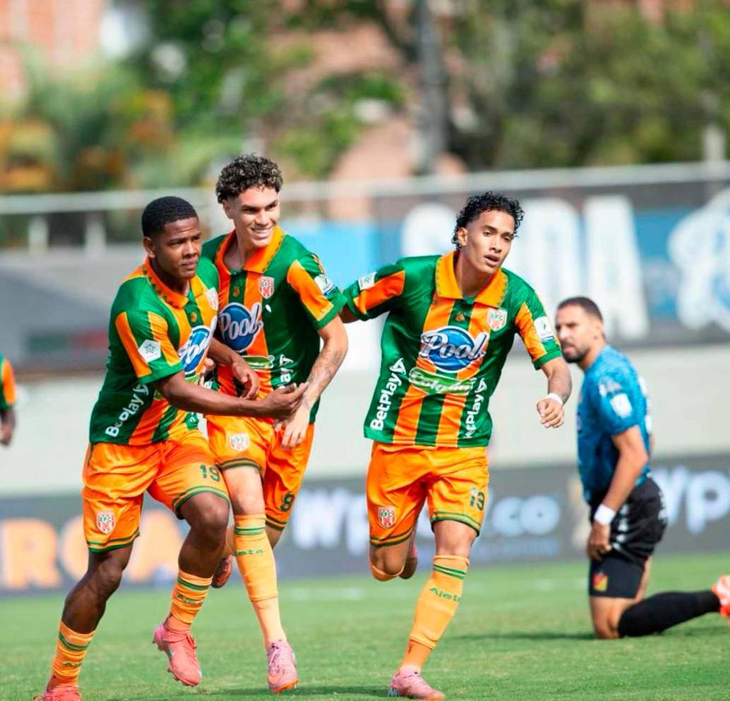 Envigado venció 2-1 a Pereira en el Polideportivo Sur en el juego de ida por los cuartos de final de la Copa Betplay. FOTO CAMILO SUÁREZ 