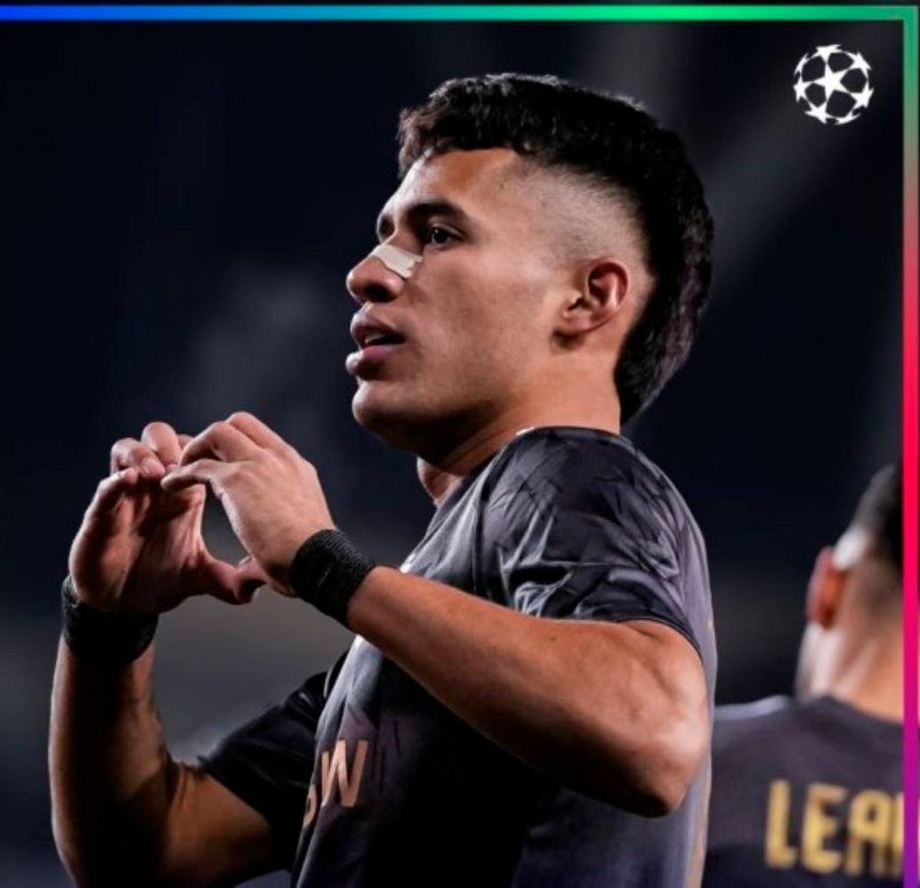 El colombiano Camilo Durán FOTO TOMADA X@ChampionsLeague