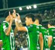 El futbolista Nicolás Rodríguez anotó el primer gol del partido en el estadio El Campín. El futbolista, nacido en San José del Guaviare hace 22 años fue una de las figuras del elenco paisa en Bogotá. FOTO @nacionaloficial