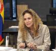La ministra Natalia López aclaró los rumores que surgieron respecto a una supuesta reducción de salario mínimo. Foto: Colprensa