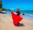 Sheila Osorio, folklorista loiceña y gestora cultural. Imparte clases de baile Bomba para mantener viva la tradición de raíces africanas en Puerto Rico. Foto<b> </b>Juan Antonio Sánchez.