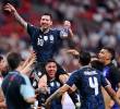 El futbolista argentino Lionel Messi es el máximo goleador de la historia de los mundiales con 21 celebraciones. Foto: tomada del x de @Argentina