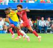 Jhon Córdoba sumaba tres partidos en el Mundial, dos como titular. FOTO JUAN ANTONIO SÁNCHEZ