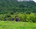 Los integrantes del grupo de socorro retomaron las labores de búsqueda de tres mujeres que se perdieron en el cerro Tuso. FOTO CORTESÍA 