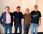 Eugenio Prieto, Juan Diego Gómez, Andrés Julián Rendón y Mauricio Tobón. FOTO Cortesía
