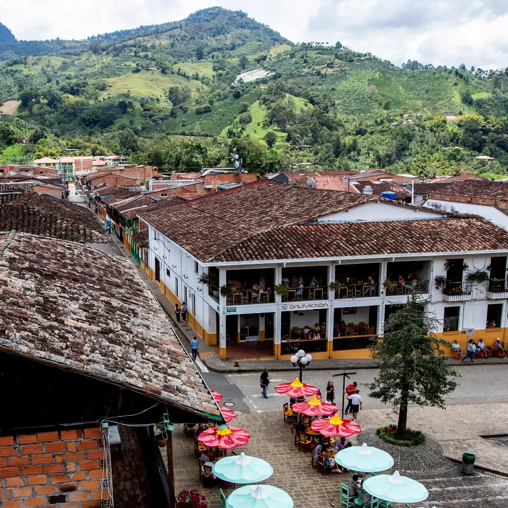 Jardín, reconocido internacionalmente por su turismo, atraviesa graves amenazas humanitarias como gran parte del Suroeste. FOTO: JULIO CÉSAR HERRERA