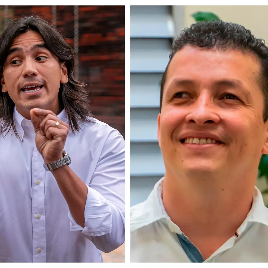 Albert Corredor y Alejandro Toro serían dos de los principales dinamizadores de esta matriz de mentiras. FOTO: EL COLOMBIANO Y CORTESÍA