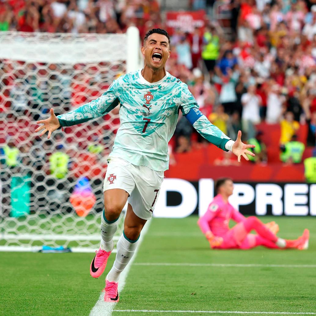 Crisitiano Ronaldo suma 11 goles en Copas del Mundo. FOTO:<b>X Cristiano</b>