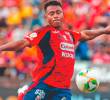 El atacante Léider Berrío ha marcado gol en los últimos partidos del Medellín contra el Deportes Tolima. Foto: Juan Antonio Sánchez