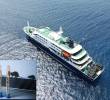 La pareja neerlandesa estuvo en países como Argentina, Chile y Uruguay antes de tomar el crucero. Foto: AFP