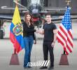 El presidente de Ecuador, Daniel Noboa, y la secretaria de Seguridad Nacional de Estados Unidos, Kristi Noem, durante una reunión realizada el pasado 5 de noviembre en la que se discutió la instalación de una base militar. FOTO: Cortesía Presidencia Ecuador