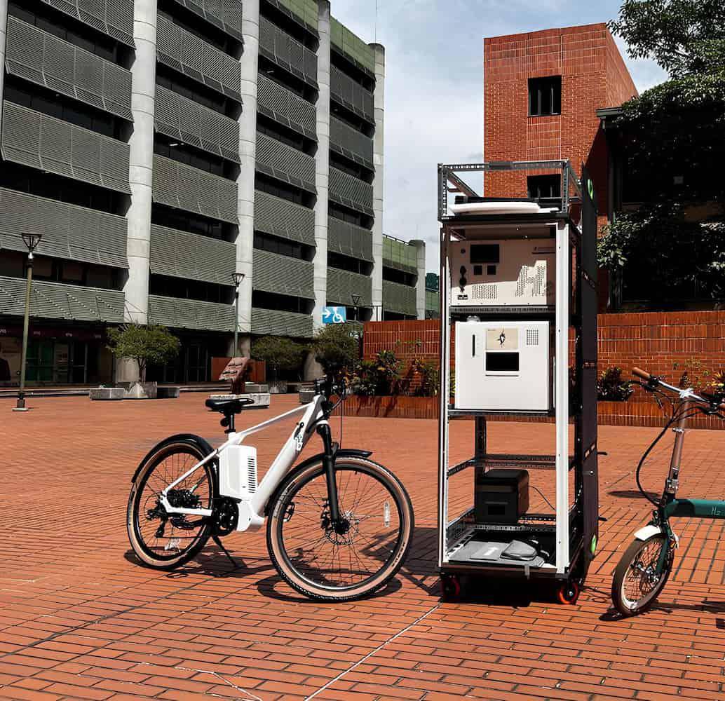 Esta es la estación móvil desarrollada en el marco del proyecto. FOTO: Cortesía UdeA