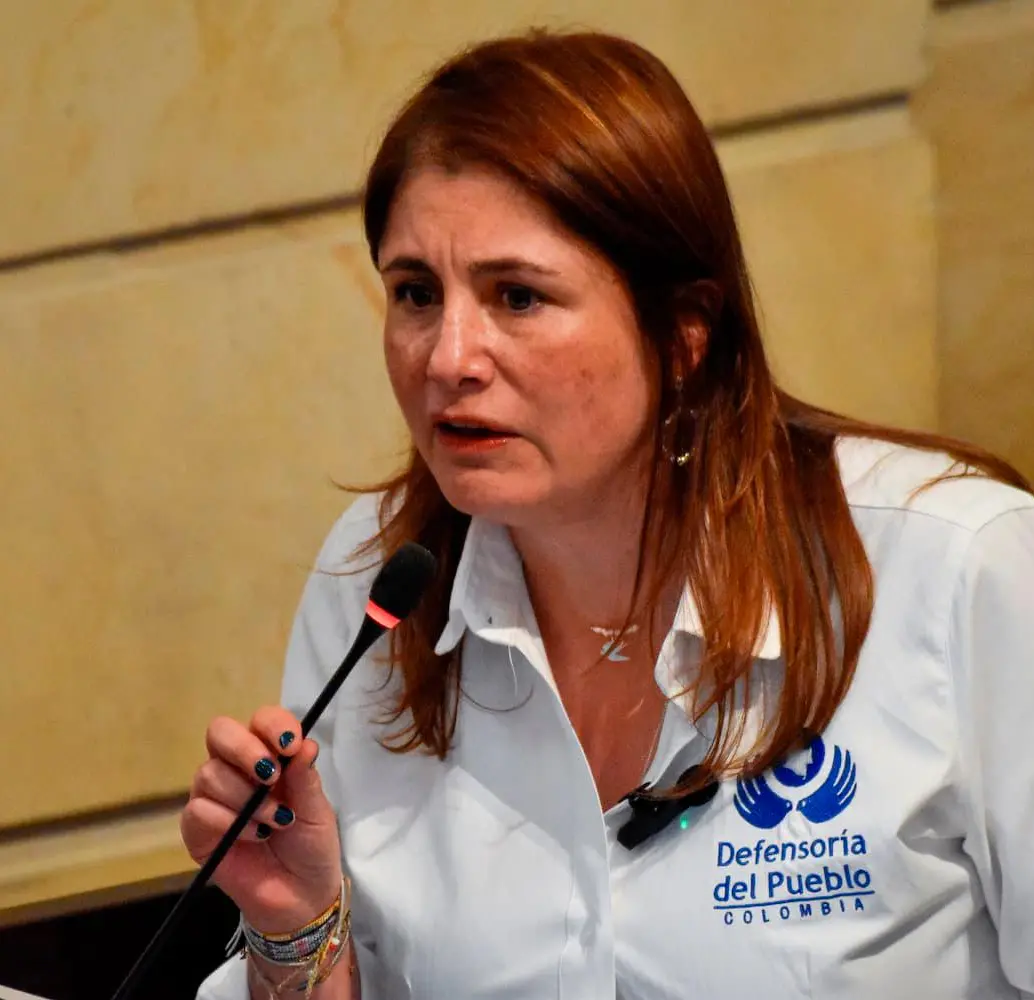 Iris Marín, defensora del pueblo, fue quien alertó sobre las demoras en los pagos a los contratistas de la entidad. FOTO: Colprensa