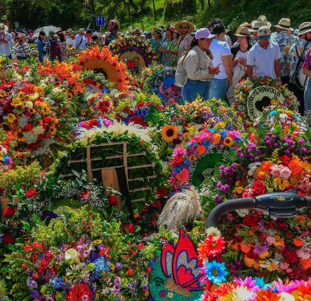 La Feria de las Flores 2025 terminará el domingo 10 de agosto. FOTO Camilo Suárez