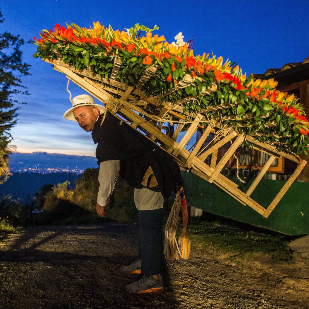 La noche silletera es uno de los eventos más importantes y tradicionales de la Feria de las Flores. FOTO: Julio César Herrera Echeverri