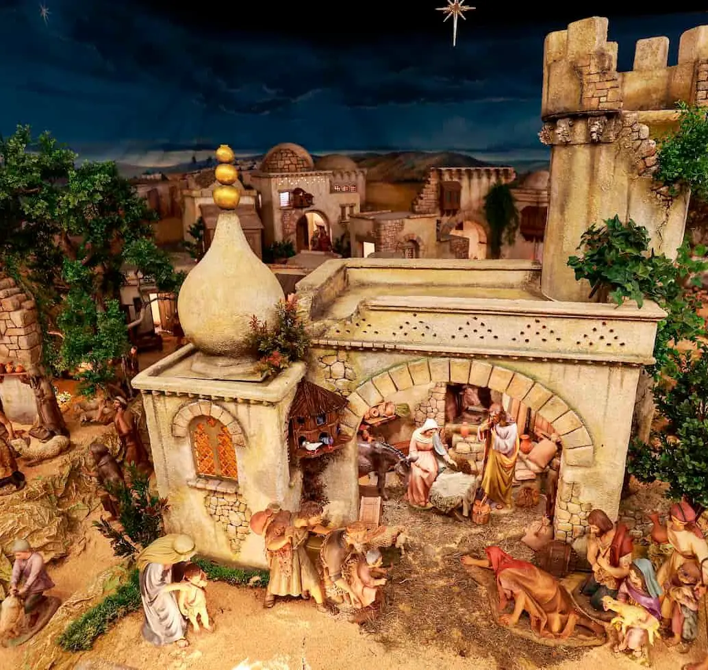 Este es el pesebre de la Catedral Metropolitana. FOTO: Manuel Saldarriaga