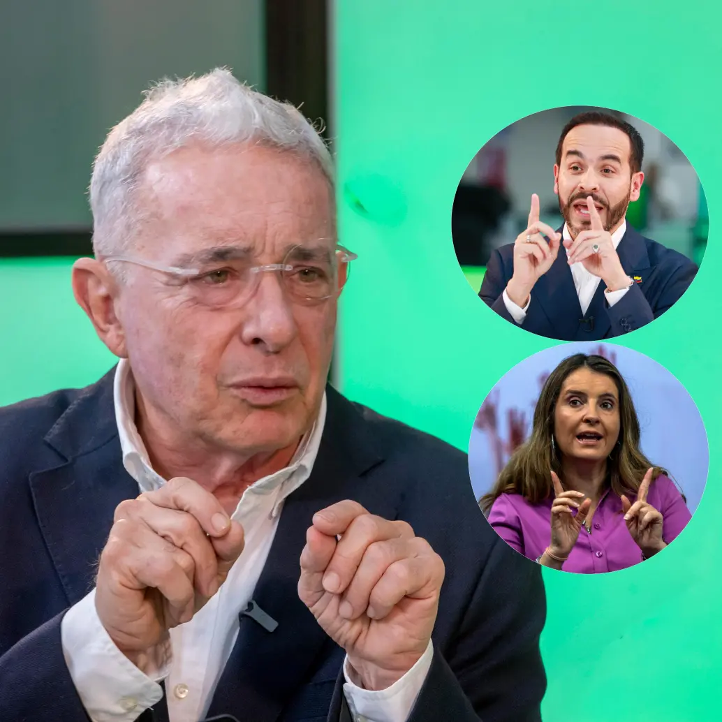 El expresidente Álvaro Uribe Vélez ha manifestado en varias ocasiones que, en caso de que Paloma Valencia no llegue a segunda vuelta, apoyaría a Abelardo de la Espriella. Fotos: Juan Antonio Sánchez y Manuel Saldarriaga