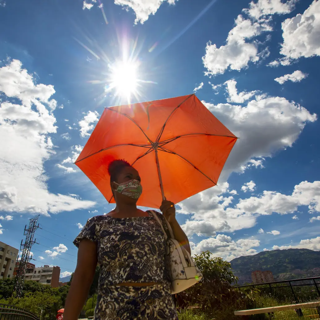 Desde comienzos de mayo el calor se ha sentido con especial intensidad en Medellín y su área metropolitana. FOTO: Camilo Suárez