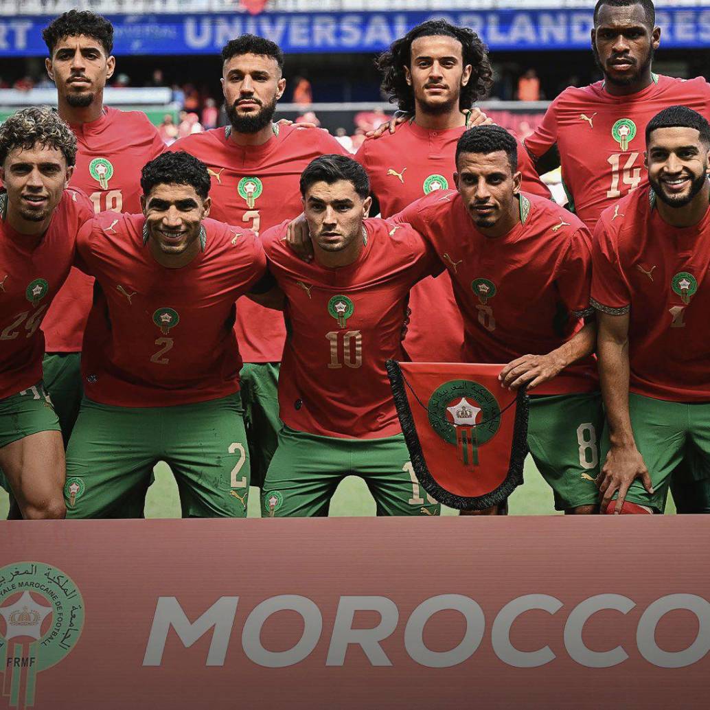 La selección de Marruecos, que empató este sábado ante Brasil en su debut en el Mundial de 2026, estuvo formada íntegramente por futbolistas nacidos fuera del país norteafricano. FOTO: Getty.