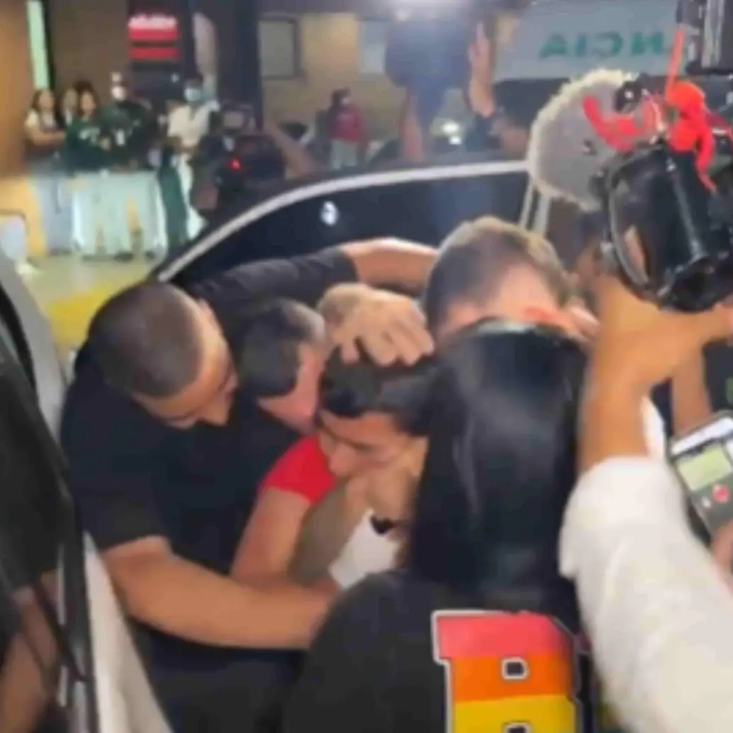 Angie Bonilla la mamá de Lyan Hortúa expresó su alivio al conocer la noticia. FOTO: Captura de video