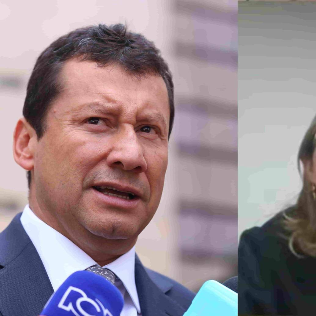 El abogado Jaime Lombana y la juez Sandra Liliana Heredia. Foto: Colprensa y captura de video
