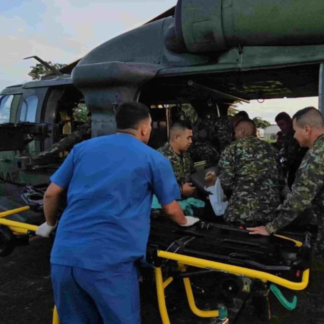 Los militares serán trasladado a Bogotá. Por el momento están fuera de peligro. Foto: Colprensa (imagen de referencia).