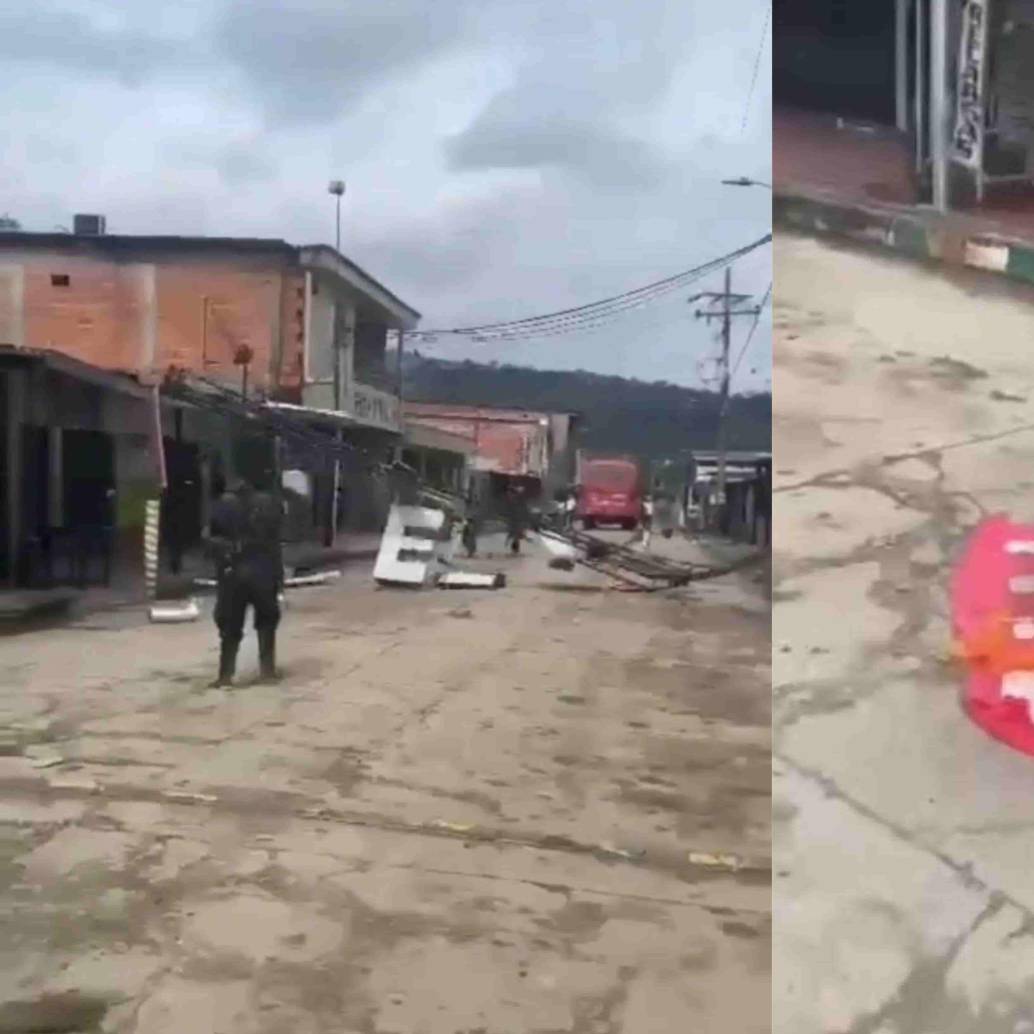 Presencia de las disidencias en el corregimiento de Versalles, municipio de Tibú, Norte de Santander. Foto: captura de pantalla