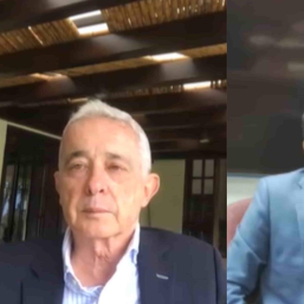 Hernán Cadavid participa como testigo en el juicio al expresidente Álvaro Uribe. FOTO: Captura de video