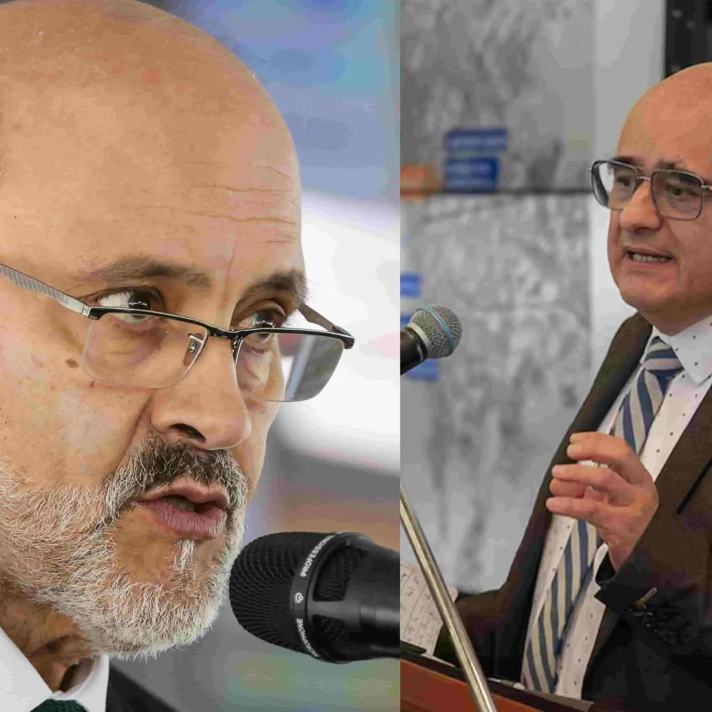 Leopoldo Múnera y José Ismael Peña. Foto: cortesía