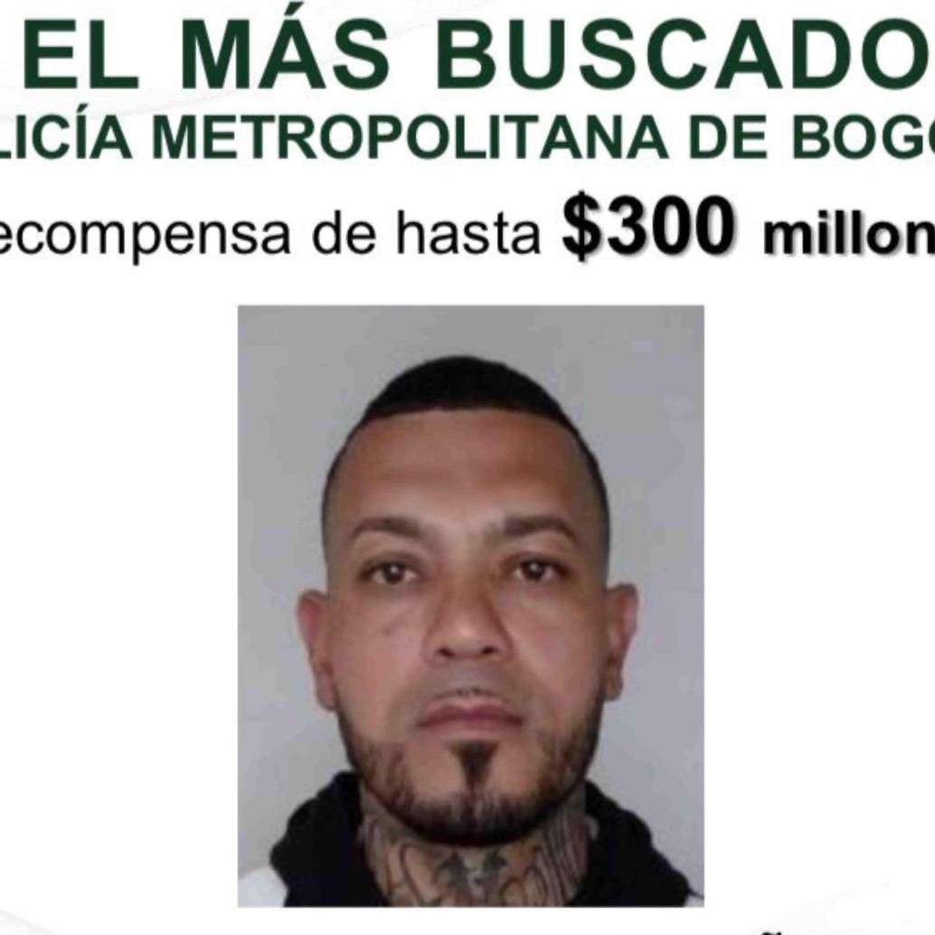 Alias El Costeño, implicado en atentado contra Miguel Uribe. Foto: cortesía Policía