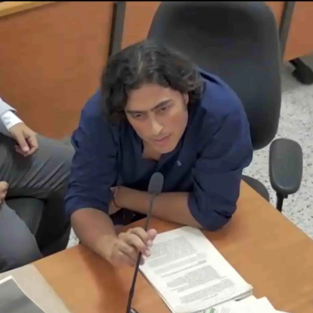 Nicolás Petro imputado por lavado de activos y enriquecimiento ilícito. FOTO: Captura de pantalla.