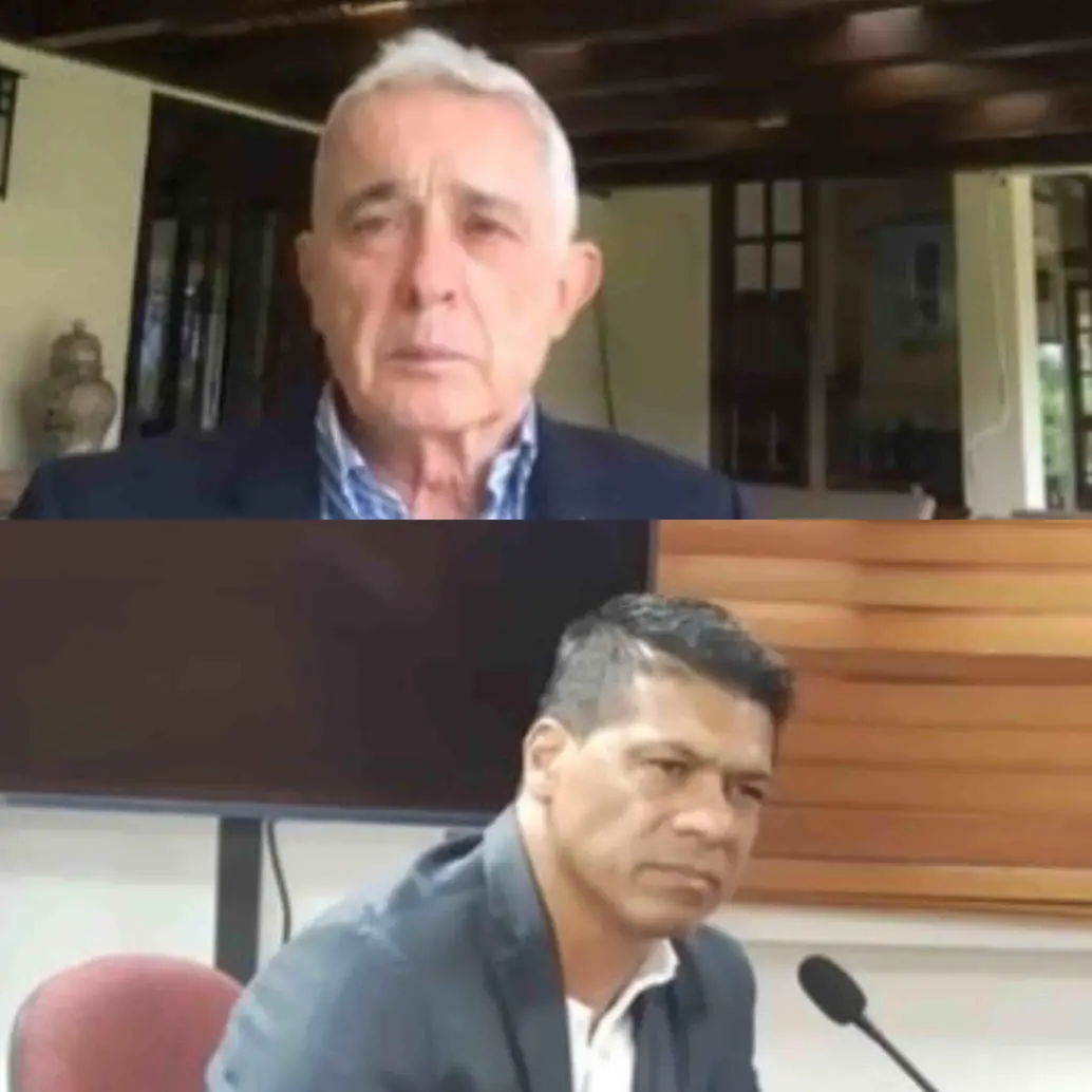 Alcalde de Amagá Wilser Dario Molina Molina, testigo en el juicio a Álvaro Uribe. FOTO: Captura de pantalla